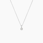 Collier Domitia Or Blanc Diamant - Colliers Femme | Histoire d&rsquo;Or