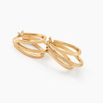 Cr&eacute;oles Clarette Plaqu&eacute; Or Jaune - Boucles d'oreilles cr&eacute;oles Femme | Histoire d&rsquo;Or