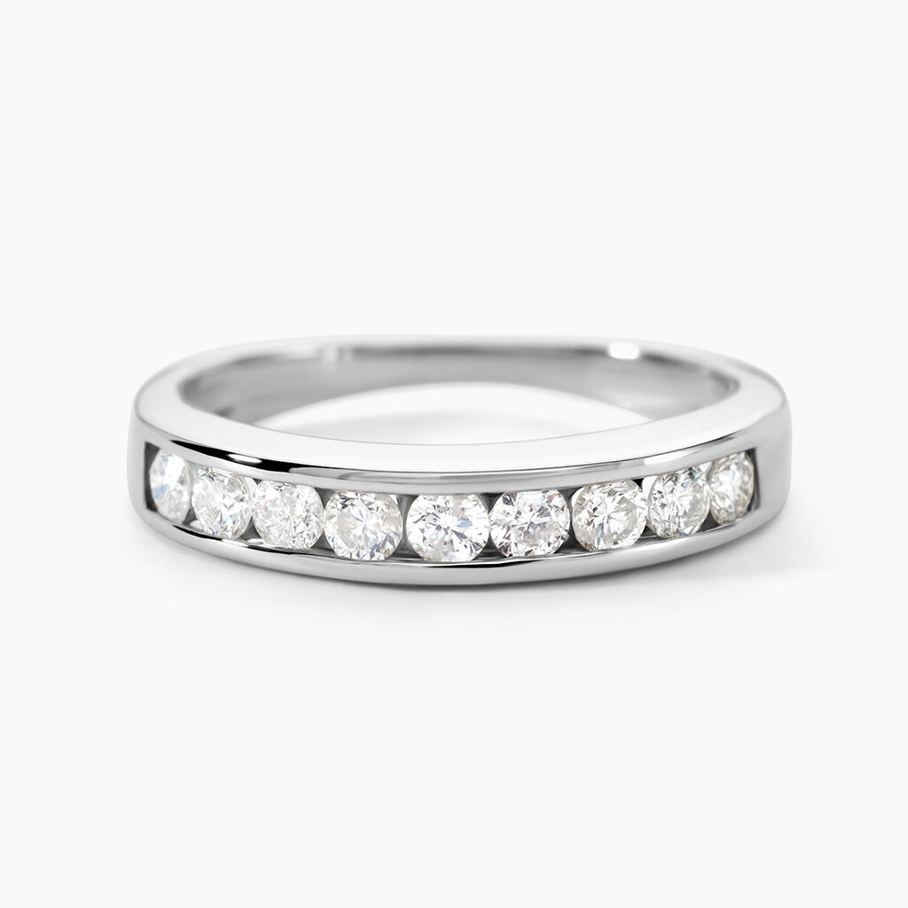 Alliance Giulia Or Blanc Diamant - Alliances Femme | Histoire d&rsquo;Or