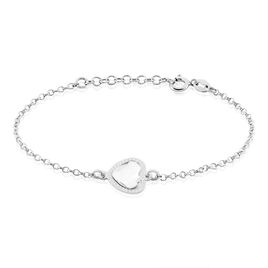 Bracelet Renan Argent Blanc Pierre De Synthese - Bracelets fantaisie Femme | Histoire d’Or