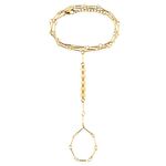 Bijou De Main Lodi Acier Jaune - Bracelets Femme | Histoire d&rsquo;Or