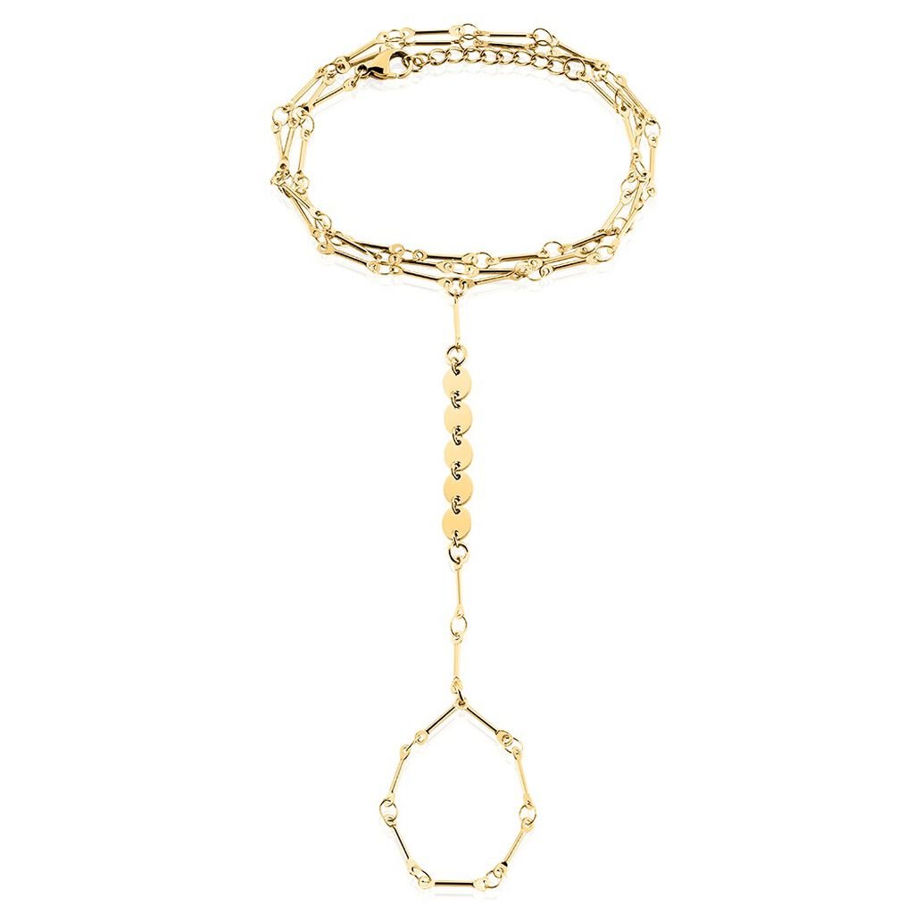 Bijou De Main Lodi Acier Jaune - Bracelets Femme | Histoire d’Or