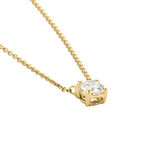 Collier Aphrodite Or Jaune Diamant Synthetique - Colliers Femme | Histoire d&rsquo;Or