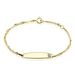 Bracelet Identite Bebe Or Jaune Ericka - Bracelets Communion Enfant | Histoire d’Or