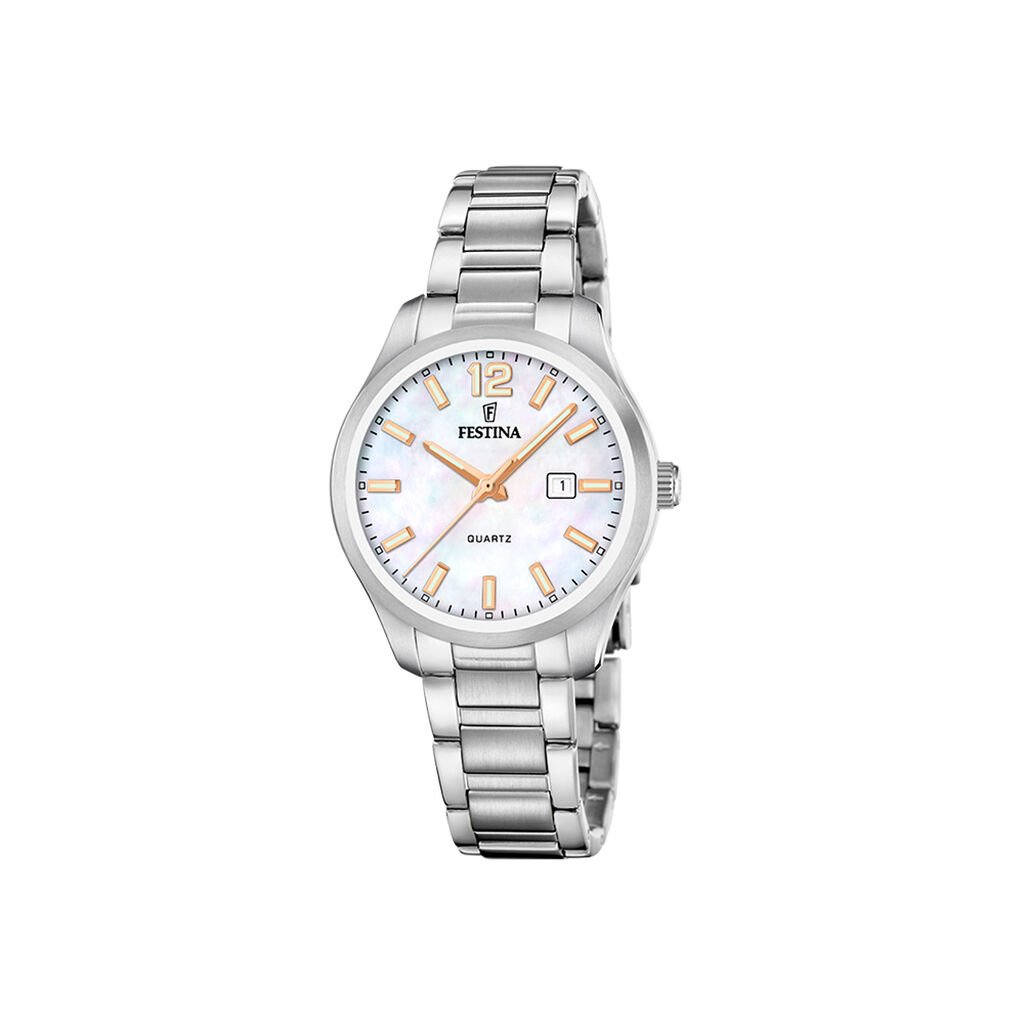 Montre Festina Classics 34 Nacre Blanche - Montres Femme | Histoire d&rsquo;Or
