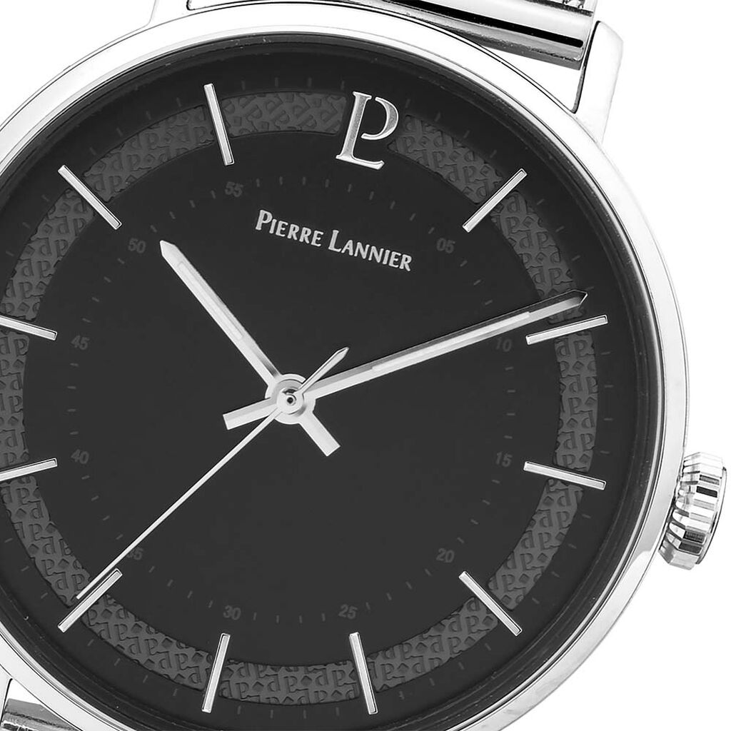 Montre Pierre Lannier Gaius Noir - Montres Homme | Histoire d’Or