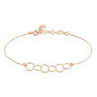Bracelet Argent Rose Bulle