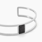 Bracelet Jonc Acier Blanc Maria - Bracelets joncs Femme | Histoire d&rsquo;Or