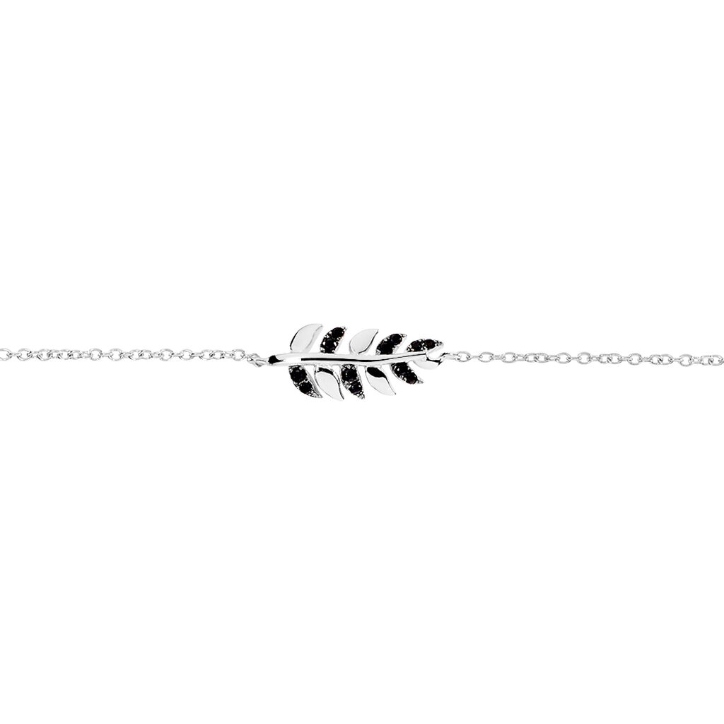 Bracelet Jade Argent Blanc Oxyde De Zirconium - Bracelets Femme | Histoire d’Or