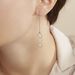 Boucles D'oreilles Pendantes Bulle Argent Blanc - Boucles d'oreilles fantaisie Femme | Histoire d’Or
