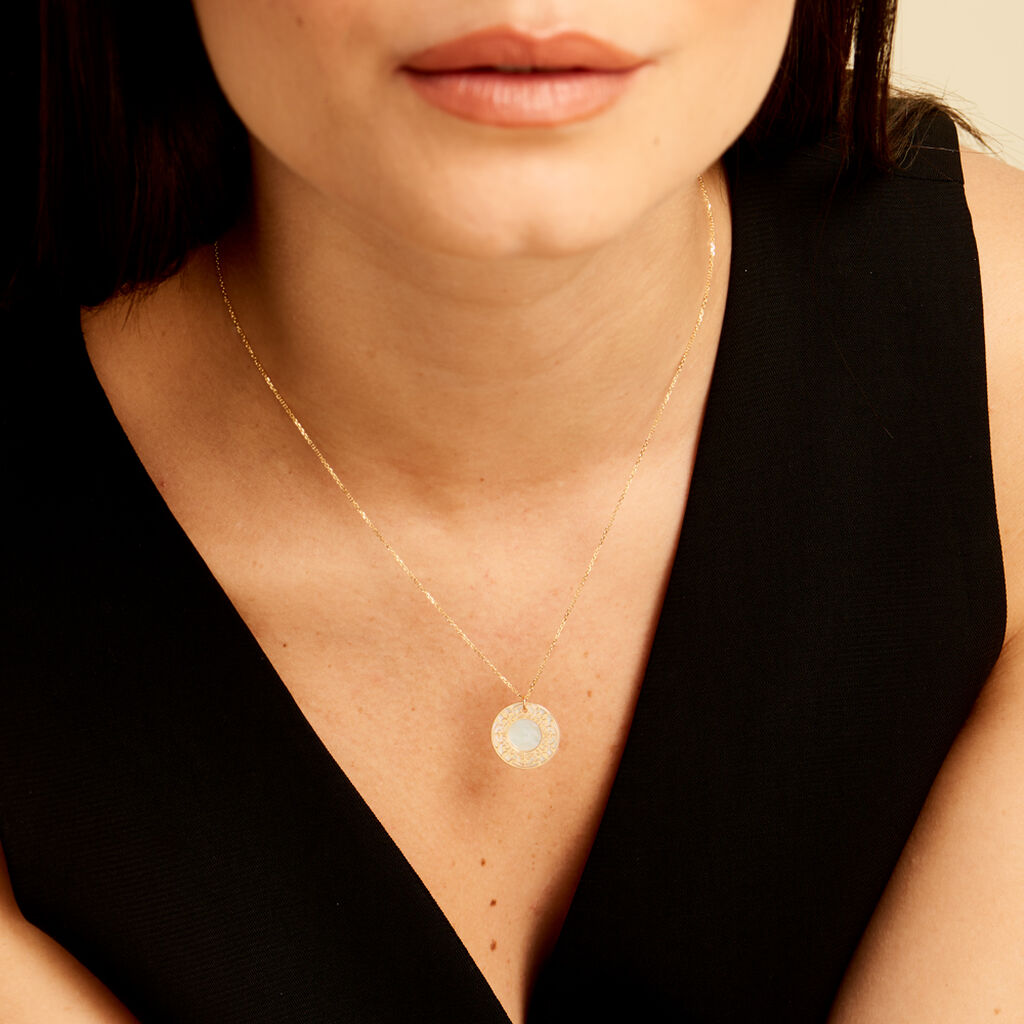 Collier Gisselle Or Jaune Nacre - Colliers Femme | Histoire d’Or