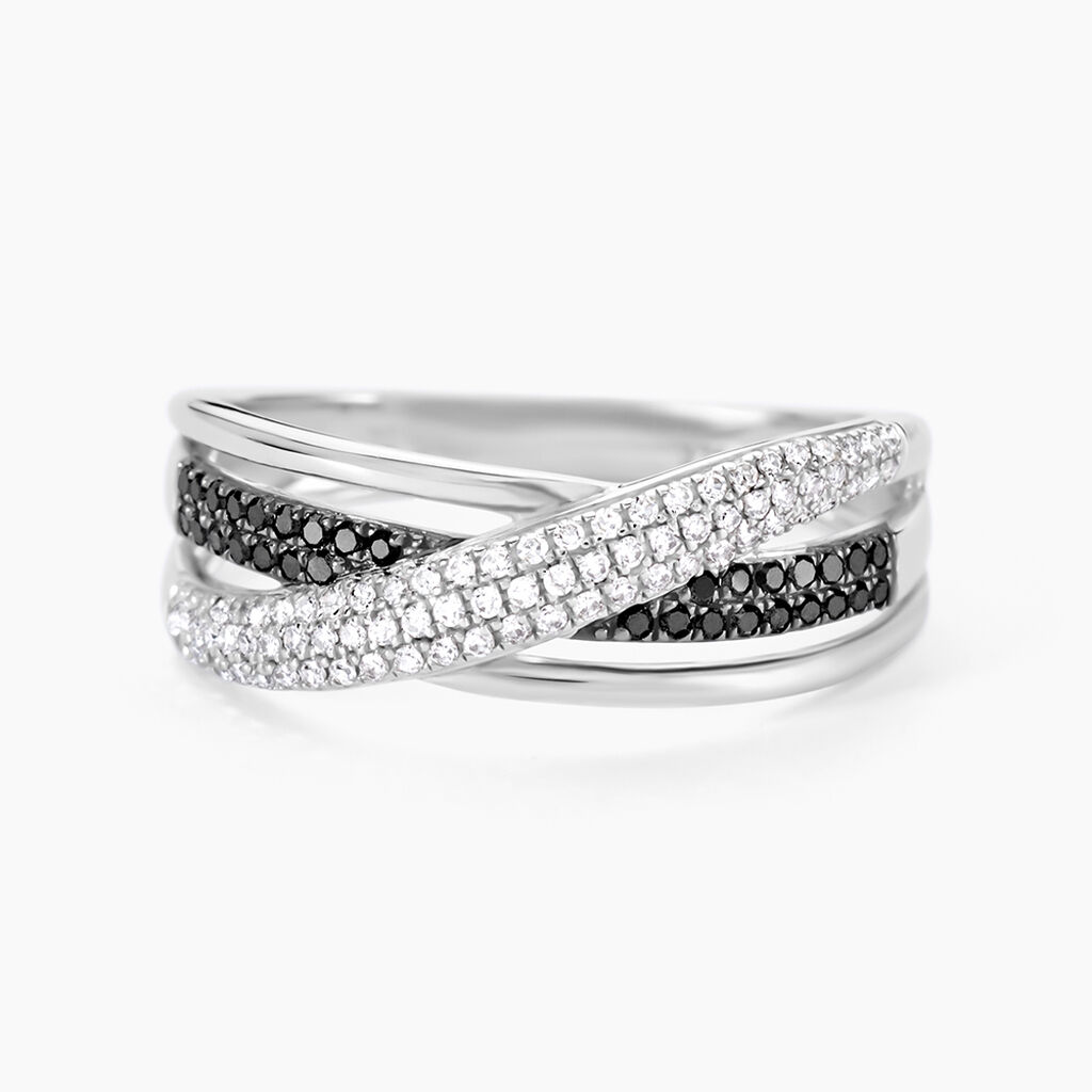 Bague Aina Or Blanc Diamant - Bagues avec pierre Femme | Histoire d’Or