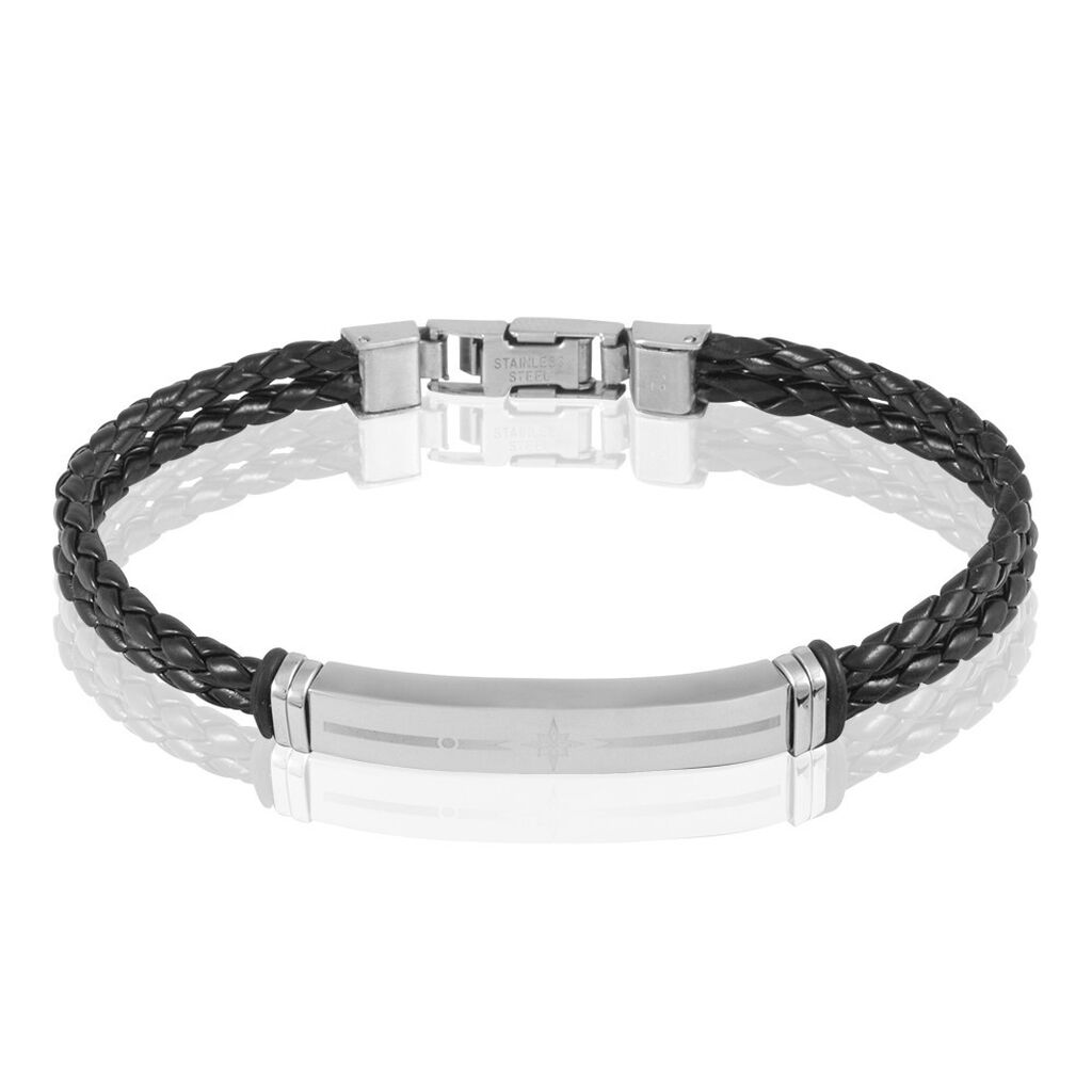 bracelet gaetan acier blanc