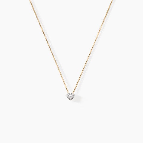 Collier Diamantia Or Jaune Diamant - Colliers Femme | Histoire d&rsquo;Or