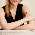 Bracelet &eacute;clat Perl&eacute; Plaqu&eacute; Or Oxyde De Zirconium - Bracelets Femme | Histoire d&rsquo;Or