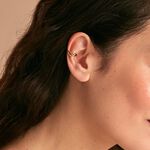 Bague D'oreille Unitaire Lauri Acier Dor&eacute; - Boucles d'oreilles fantaisie Femme | Histoire d&rsquo;Or