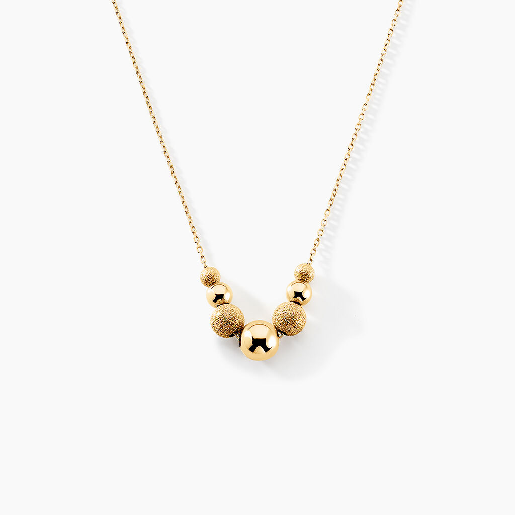 Collier Brooks Or Jaune - Colliers Femme | Histoire d’Or