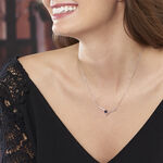 Collier Renaldine Or Blanc Saphir - Colliers Femme | Histoire d&rsquo;Or