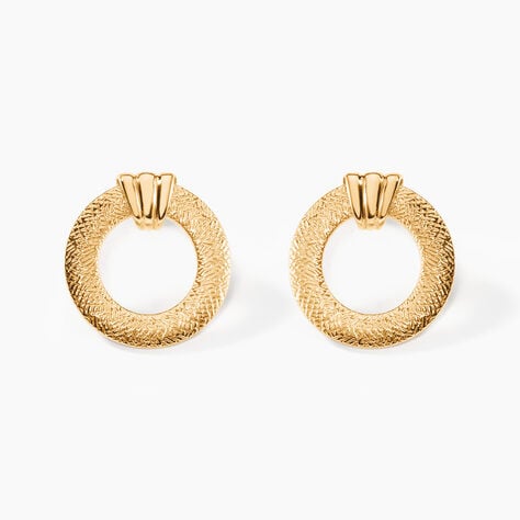 Boucles D'oreilles Puces Martela Or Jaune - Clous d'oreilles Femme | Histoire d&rsquo;Or