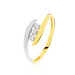 Bague Delphine Or Bicolore Diamant - Bagues avec pierre Femme | Histoire d’Or