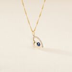 Pendentif Arduinna Or Jaune Saphir - Pendentifs Femme | Histoire d&rsquo;Or