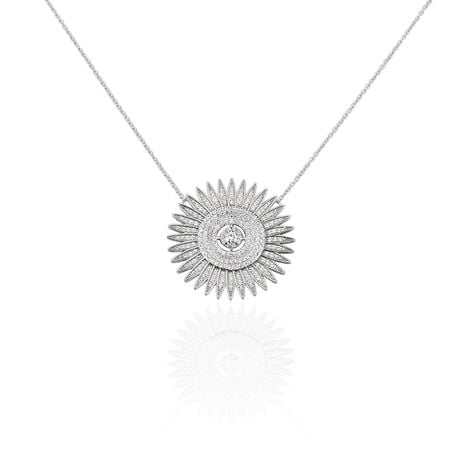 Collier Noele Argent Blanc Oxyde De Zirconium - Colliers Femme | Histoire d’Or