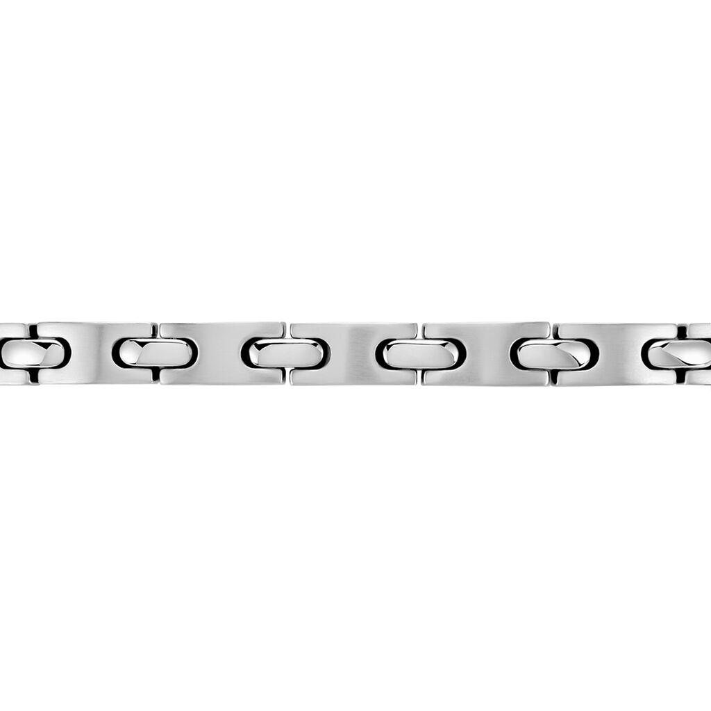 Bracelet Jourdan Acier Gris - Bracelets Homme | Histoire d’Or