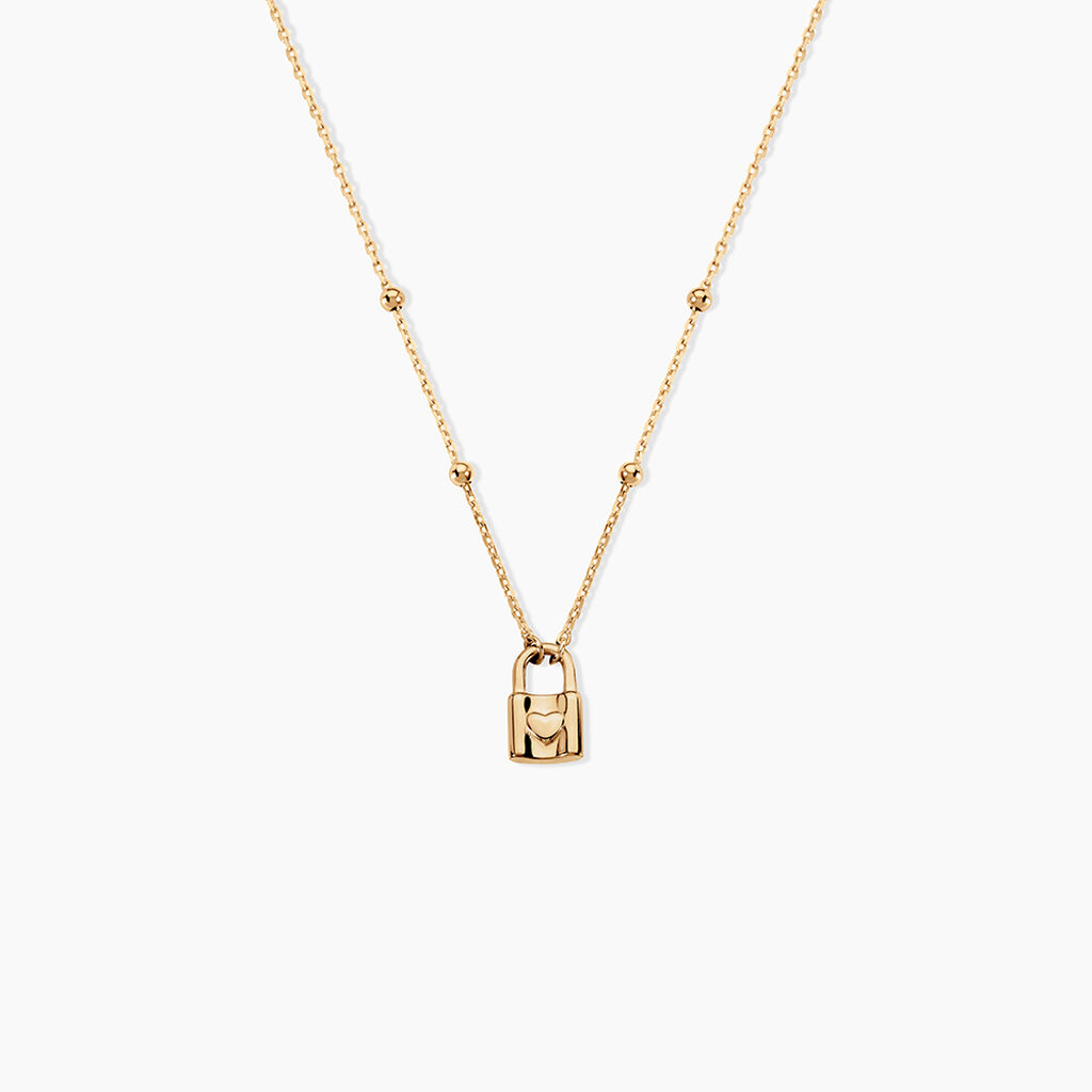 Collier Forever Plaqu&eacute; Or Jaune - Colliers fantaisie Femme | Histoire d&rsquo;Or