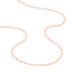 Cha&icirc;ne Ophelio Maille Alternee 1/1 Or Rose - Chaines Femme | Histoire d&rsquo;Or