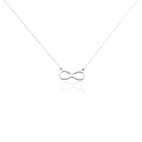 Collier Maryeme Infini Selectra Or Blanc - Colliers Femme | Histoire d&rsquo;Or