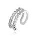 Bague D'oreille Unitaire Widar Argent Blanc Oxyde