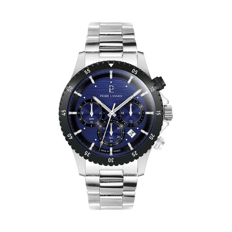 Montre Pierre Lannier Lannier Decima Bleu - Montres Homme | Histoire d&rsquo;Or