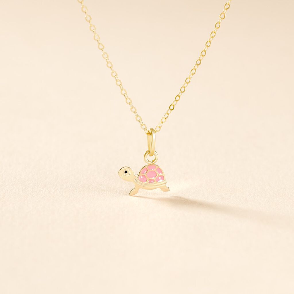 Collier Cali Tortue Or Jaune - Colliers Enfant | Histoire d&rsquo;Or