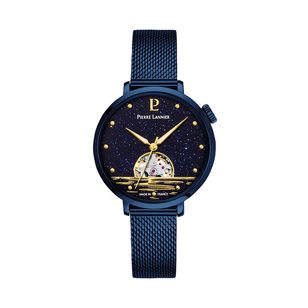 Montre Pierre Lannier Australe Bleu - Montres Femme | Histoire d’Or