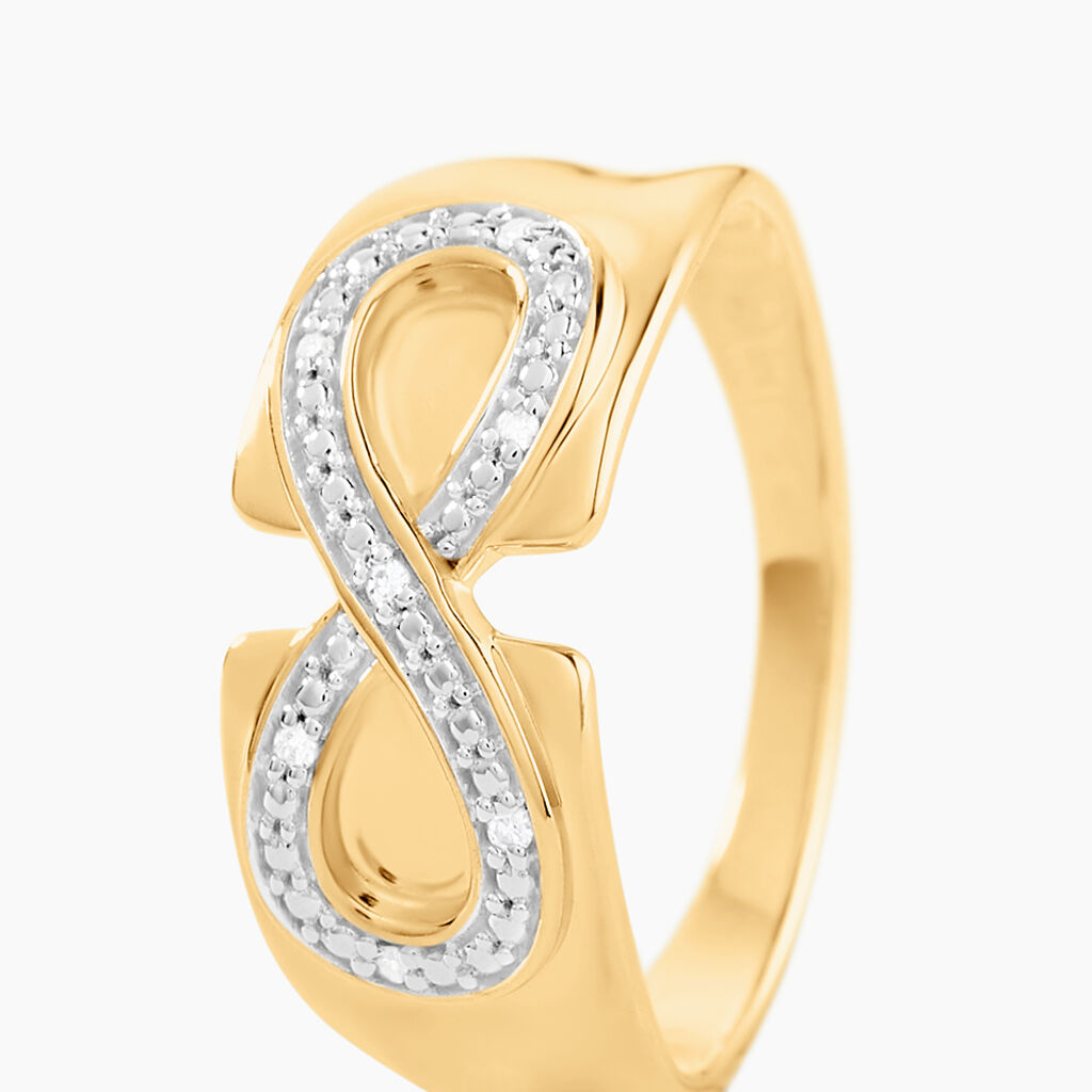 Bague Heracleitus Or Jaune Diamant - Bagues avec pierre Femme | Histoire d&rsquo;Or