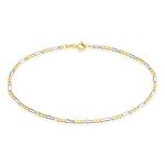 Bracelet Maille Cameo Or Bicolore - Bracelets cha&icirc;ne Femme | Histoire d&rsquo;Or