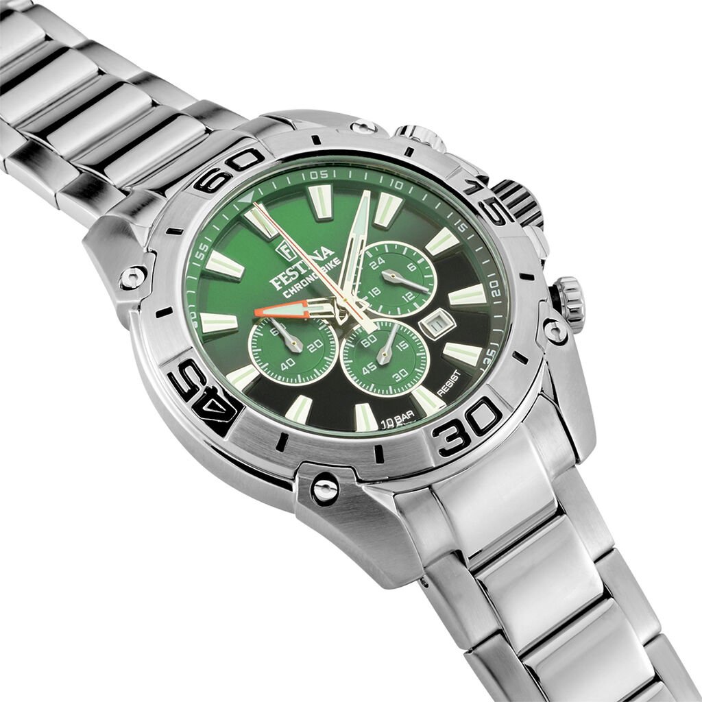 Montre Festina Chrono Bike Vert - Montres Homme | Histoire d’Or