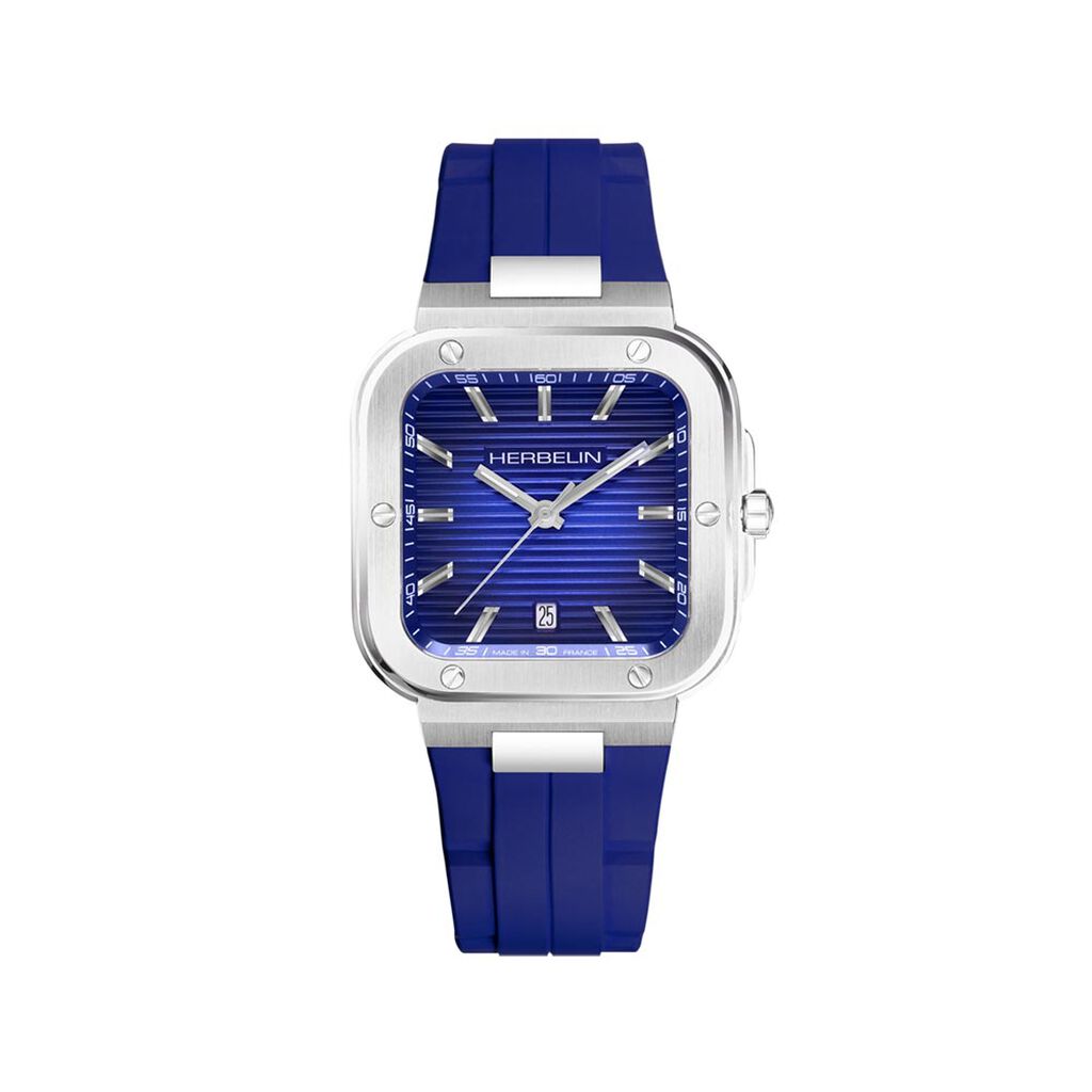 Montre Herbelin Cap Camarat Square Bleu - Montres Homme | Histoire d’Or
