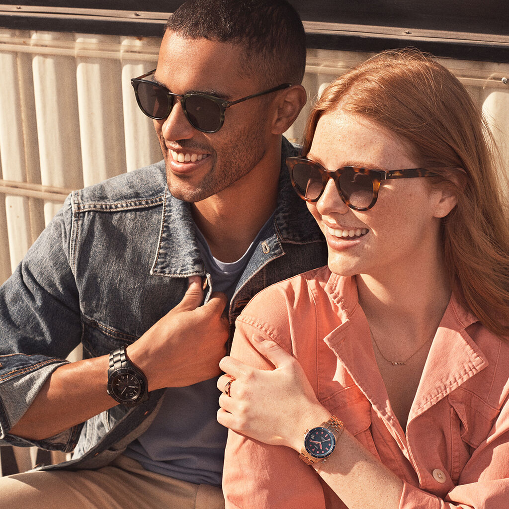 Montre Fossil Fb 01- Bleu - Montres  | Histoire d’Or