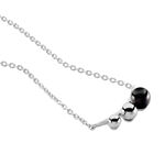 Collier Cleya Argent Blanc C&eacute;ramique - Colliers fantaisie Femme | Histoire d&rsquo;Or