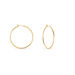 Créoles Ada Lisse Plaqué Or Jaune - Boucles d'oreilles créoles Femme | Histoire d’Or