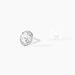 Boucles D'oreilles Puces Stelila Or Blanc Oxyde De Zirconium - Clous d'oreilles Femme | Histoire d’Or