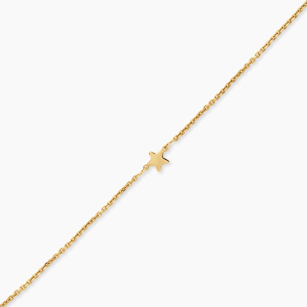 Bracelet Tinia Argent Dor&eacute; A L'Or 750/1000 - Bijoux sans pierre Femme | Histoire d&rsquo;Or