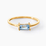 Bague Nottingham Or Jaune Topaze - Solitaires classiques Femme | Histoire d&rsquo;Or