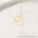 Collier Coeur Gravable Or Blanc - Cadeaux de naissance Femme | Histoire d’Or