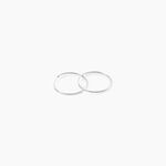 Cr&eacute;oles Muses Flexibles Or Blanc - Boucles d'oreilles cr&eacute;oles Femme | Histoire d&rsquo;Or