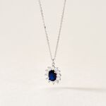 Collier Perez Argent Blanc Oxyde De Zirconium - Colliers fantaisie Femme | Histoire d&rsquo;Or