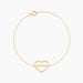 Bracelet Or Jaune Derry Oxyde De Zirconium - Bracelets Femme | Histoire d’Or
