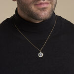 Pendentif Demyan Or Bicolore Oxyde De Zirconium - Pendentifs Homme | Histoire d&rsquo;Or