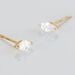 Boucles D'oreilles Puces Muflier Or Jaune Oxyde - Clous d'oreilles Femme | Histoire d’Or